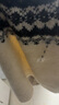 優(yōu)衣庫【狂歡價(jià)】女裝費爾島風(fēng)圓領(lǐng)針織衫/毛衣毛衫479233 01 乳白色 S /155/80A 曬單實(shí)拍圖