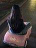 岙貝樂(lè )hellokitty貓兒童電動(dòng)車(chē)可坐人四輪汽車(chē)女孩可遙控玩具車(chē)寶寶童車(chē) KT小貓mini版-6V4.5電瓶-雙驅-藍牙早教-搖擺-遙控 曬單實(shí)拍圖
