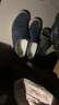 雙星八特青島雙星男女款一腳蹬帆布鞋遛彎鞋男女款工作鞋時(shí)尚甲板鞋 藍色中原305 39*245 曬單實(shí)拍圖