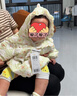 巴拉巴拉嬰兒花版羽絨服女童冬季短款外套保暖2024甜美時(shí)尚萌208424107010 曬單實(shí)拍圖