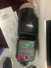 神牛（Godox）V100機頂閃光燈100W大功率旗艦全彩觸屏高速同步TTL鋰電池熱靴口袋燈外拍便攜婚禮攝影燈 V100標配+半圓柔光罩 佳能 曬單實(shí)拍圖