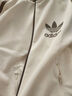 adidas復古運動(dòng)夾克薄外套女裝秋季阿迪達斯官方三葉草奇妙白/影跡棕    L 曬單實(shí)拍圖