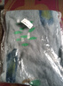 范哲狼（FANZELANG）個(gè)性彩繪破洞白色牛仔褲女夏新款高腰寬松顯瘦直筒闊腿拖地褲 藍色破洞牛仔褲 L 110-125斤 曬單實(shí)拍圖