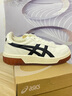 亞瑟士ASICS男鞋女鞋運動(dòng)休閑鞋復古籃球鞋百搭板鞋 COURT MZ 米白色/黑色 38 曬單實(shí)拍圖