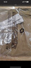 森馬（Semir）休閑褲女松緊腰闊腿褲高街酷颯風(fēng)夏設(shè)計感抽繩工裝褲潮流潮酷 咖色調(diào)00355 XL 曬單實拍圖