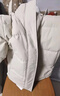 鴨鴨（YAYA）蓄熱短款羽絨服女2025年冬季新款時尚休閑寬松加厚保暖小個子外套 米色 M (建議110-125斤) 曬單實拍圖