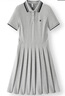 森馬（Semir）[商場(chǎng)同款]連衣裙女撞色polo領(lǐng)夏季2025學(xué)院風(fēng)百褶裙101325114051 曬單實(shí)拍圖