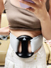 匹克（PEAK）筋膜環(huán)槍甩脂機(jī)懶人腹部燃脂減肥瘦肚子神器全身快速瘦腰部腹部專業(yè)按摩筋膜槍 頂配曜石黑【強(qiáng)勁8檔】雙環(huán)共震甩脂+按摩面積翻倍 曬單實(shí)拍圖