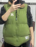 AJND美式潮牌雙面穿馬甲男秋冬季休閑寬松情侶上衣服保暖防寒背心外套 8588白色+送包包（NE01） XL （建議140-160斤） 曬單實(shí)拍圖