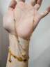 周六福18K金項鏈女肖邦鏈彩金項鏈素鏈生日禮物 黃18K約1.6g-47cm 曬單實(shí)拍圖