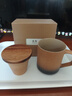 叁旬（sanxun） 知行陶瓷泡茶馬克杯帶蓋過(guò)濾水杯女男辦公室茶水分離杯子定制 知行馬克杯【黃砂釉】 曬單實(shí)拍圖