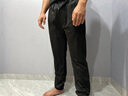 冬季男褲加絨加厚運動(dòng)褲黑色男士褲子男休閑褲男衣服男裝束腳衛褲 純黑色加絨 4XL （160-170） 曬單實(shí)拍圖