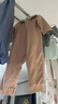 OAK FAMILY秋季新生嬰兒衣服長袖軟糯連體衣寶寶爬服哈衣 駝色【速干棉】 90cm （推薦1~2歲） 曬單實(shí)拍圖