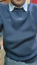 HLA海瀾之家保暖針織衫男25輕商務(wù)時(shí)尚系列上衣男冬季 曬單實(shí)拍圖