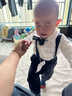 儷韻小屋（LiYunHouSe）男童西裝秋款寶寶1周歲禮服春秋1抓周衣服嬰幼兒童生日紳士套裝潮 長(cháng)袖+長(cháng)褲 送領(lǐng)結 80 建議體重15-20斤 曬單實(shí)拍圖