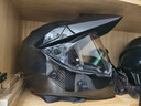 AGV AX9越野摩托車(chē)頭盔長(cháng)途拉力盔碳纖維全盔機車(chē)四季3C GLOSSY CARBON（亮黑碳纖維） XXXL( 適合61-63頭圍) 曬單實(shí)拍圖
