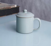 雅瓷汝窯茶杯陶瓷泡茶杯帶蓋辦公杯喝茶喝水禮盒裝養正杯 汝窯養正杯 曬單實(shí)拍圖