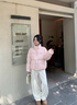 Teenie Weenie【小熊軟糖】女裝羽絨服25年冬新款輕戶(hù)外感保暖外套 粉色 S 曬單實(shí)拍圖