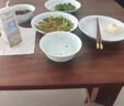 富玉景德鎮餐具整套輕奢高級感新款碗盤(pán)餐具中式青瓷玲瓏陶瓷碗盤(pán)子 青釉玉牡丹餐具 29頭 曬單實(shí)拍圖