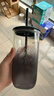 星巴克（Starbucks）墨水系列三角底造型玻璃吸管杯473ml水杯子學(xué)生生日禮物畢業(yè)禮物 曬單實(shí)拍圖