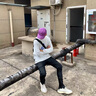 賽諾楓奢椰子鞋350滿天星莆田男鞋飛織網(wǎng)面情侶透氣運動休閑鞋子男 純白（巴斯夫真爆） 42 曬單實拍圖