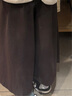 優(yōu)衣庫合作款/女裝打褶裙褲/高腰休閑褲褲子25秋冬新款479698 38 深褐色 S /155/64A 曬單實(shí)拍圖