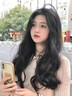 假發(fā)女韓式中分劉海大波浪自然長(cháng)卷發(fā)方圓臉全頭套式偽娘男娘變裝 【黑茶色】 長(cháng)發(fā) 60cm 送發(fā)網(wǎng) 曬單實(shí)拍圖