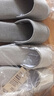 無(wú)印良品（MUJI）男女通用 水洗棉厚底拖鞋 無(wú)性別 男鞋女鞋 前開(kāi)/藏青色條紋 5S 23 cm/S/36碼（2.0） 曬單實(shí)拍圖