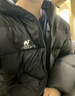 駱駝?dòng)鸾q服防潑水鴨絨男女加厚戶(hù)外防寒冬季面包服 黑色 男女同款,7674B L 曬單實(shí)拍圖