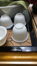 京東京造 茶具茶杯 功夫茶具整套羊脂玉杯子品茗杯簡(jiǎn)約辦公會(huì )客杯 6個(gè)裝 曬單實(shí)拍圖