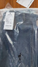 才子牛仔褲男直筒秋冬加絨厚款保暖美式高街潮流水洗刺繡長(cháng)褲新品 曬單實(shí)拍圖