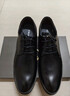 奧康（Aokang）皮鞋男英倫風(fēng)男鞋系帶商務(wù)正裝鞋男士低幫鞋子 黑色44碼 曬單實(shí)拍圖