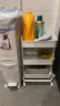 宜家（IKEA）拉斯克家居小推車(chē)三層置物架移動(dòng)茶水桌客廳咖啡桌廚房?jì)ξ锸占{架 【升級款】白色小號 28*38*61cm 曬單實(shí)拍圖