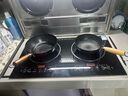 熱情好太太人機交互智能體感4400W瓦大功率雙頭電磁爐新款家用猛火電陶爐一體灶臺鑲嵌入式猛火爆炒節能省電 73X41左電磁右電磁-智能體感 曬單實(shí)拍圖