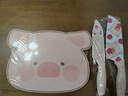 川島屋&lulu豬聯(lián)名 水果砧板抗菌防霉家用食品級切菜板輔食小案板 LuLu豬砧板+水果刀+菜刀 曬單實(shí)拍圖