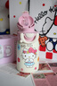 Hello Kitty女士小保溫杯迷你水杯新年禮物高顏值316內膽學(xué)生便攜雙飲吸管杯 H-hellokitty220ml（禮盒裝） 曬單實(shí)拍圖