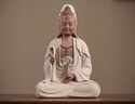 德化陶瓷品質(zhì)觀(guān)音菩薩佛像擺件新中式禪意家居客廳玄關(guān)裝飾陶瓷工藝品擺設 【熱銷(xiāo)精選】單觀(guān)音-紫砂灰LLX中 曬單實(shí)拍圖
