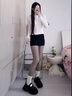 拾襪記黑色加絨光腿神器女秋冬黑透膚連褲襪顯瘦防勾絲單層加厚打底褲襪 曬單實(shí)拍圖