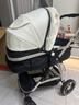 紐貝耳newber嬰兒車(chē) 嬰兒推車(chē) 嬰兒車(chē)0-3歲用折疊可坐可躺帶減震 可換向 黑白 防風(fēng)保暖罩+防蚊罩+護脊板 曬單實(shí)拍圖