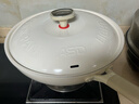 愛(ài)仕達（ASD）炒鍋鈦瓷不粘鍋鈦鍋炒菜鍋32cm燃氣電磁爐通用CL32T5WJ晨曦白內灰 曬單實(shí)拍圖
