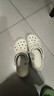 卡駱馳（CROCS）貝雅云彩女士洞洞鞋戶外休閑鞋|208186 冬日白-11S(含智必星) 39 (250mm) 曬單實拍圖
