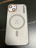 暴走適用蘋(píng)果13手機殼 iphone13保護套 磁吸柔砂膚感透色輕薄簡(jiǎn)約撞色硬殼保護殼 柔霧灰 曬單實(shí)拍圖
