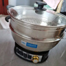 揚子電蒸鍋燉蒸煮一體304不銹鋼多功能電鍋電煮鍋電炒鍋電火鍋家用大容量蒸包子磁爐鍋一體2025新款 5.5L -34cm單蒸籠【加厚款6-8人】 定時(shí)款-304不銹鋼【0涂層】 曬單實(shí)拍圖