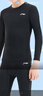 李寧（LI-NING）兒童緊身衣訓練服秋冬加絨速干衣運動(dòng)套裝跑步籃球足球羽毛球服 曬單實(shí)拍圖