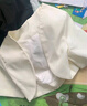 芭麥圖搭配吊帶裙子的開(kāi)衫短袖 短款小坎肩披肩外套女短袖無(wú)領(lǐng)西裝罩衫 米白色 高品質(zhì) L 建議115-125斤 曬單實(shí)拍圖
