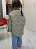 迷你巴拉【三防】男女童防風(fēng)保暖親子羽絨服寶寶厚款羽絨外套 粉綠40328 120 曬單實(shí)拍圖