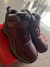 足力健艾爸爸老人鞋女冬季媽媽棉鞋加絨加厚保暖中老年女鞋軟底防滑羊毛雪地靴 6658棗紅女款 38 標準運動(dòng)鞋尺碼 曬單實(shí)拍圖