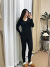 貓人德絨保暖內衣女2025秋冬季發(fā)熱秋衣秋褲無(wú)痕修身顯瘦無(wú)縫美體套裝 曬單實(shí)拍圖