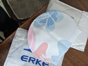 鴻星爾克（ERKE）泳帽印花硅膠帽成人男女通用 專(zhuān)業(yè)高彈護耳舒適長(cháng)發(fā)不勒頭游泳帽 曬單實(shí)拍圖