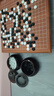 云子圍棋B型單面凸國寶新云子檀木色棋墩+檀木色楠竹罐云子圍棋套裝 曬單實(shí)拍圖